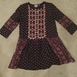 Anthropologie Drop Waist Dress